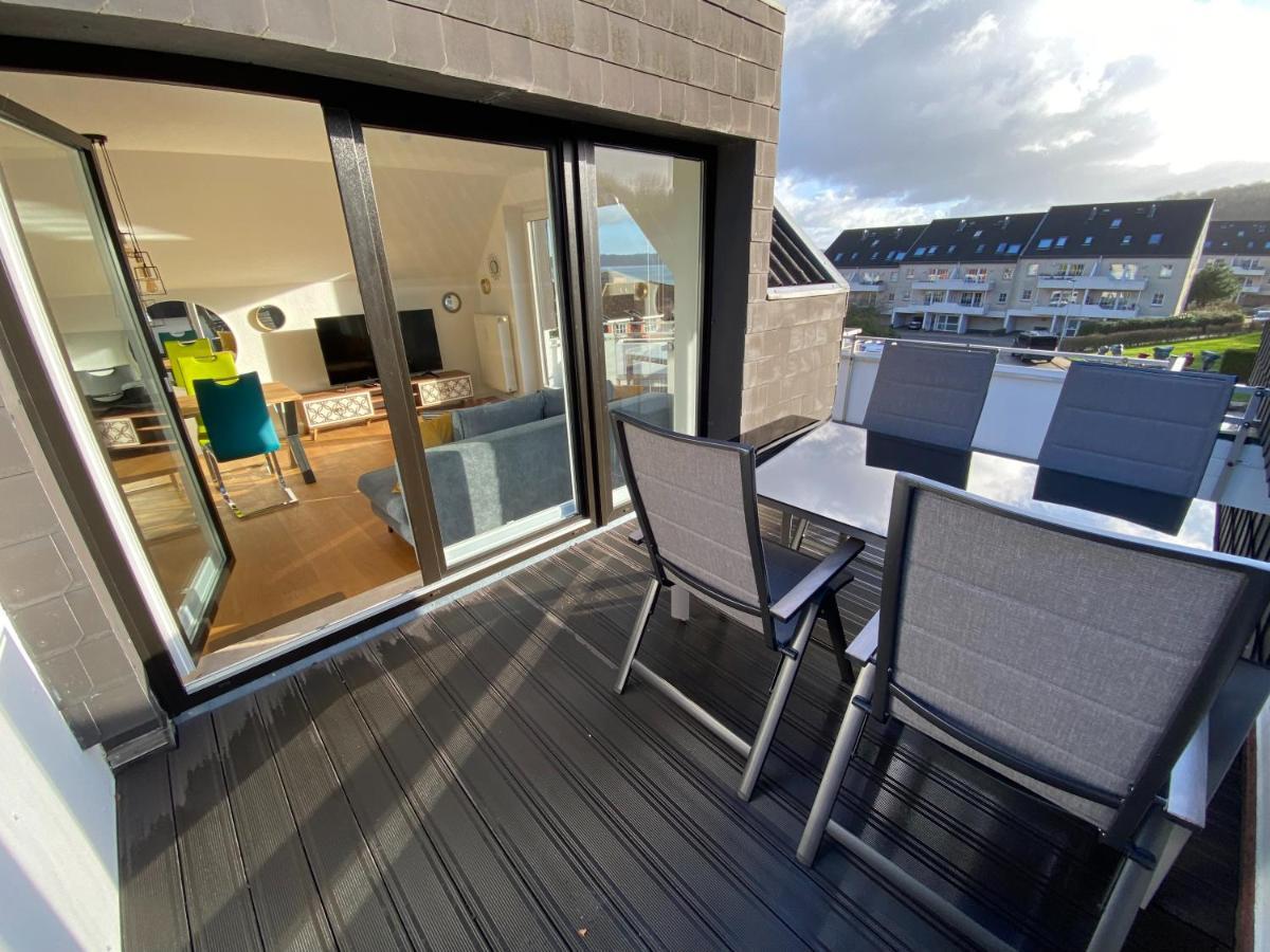 Beach House II - Penthousewohnung In Bestlage Mit Sonniger Dachterrasse Und Top Meerblick Harrislee Exteriér fotografie