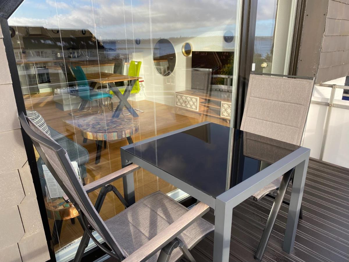 Beach House II - Penthousewohnung In Bestlage Mit Sonniger Dachterrasse Und Top Meerblick Harrislee Exteriér fotografie