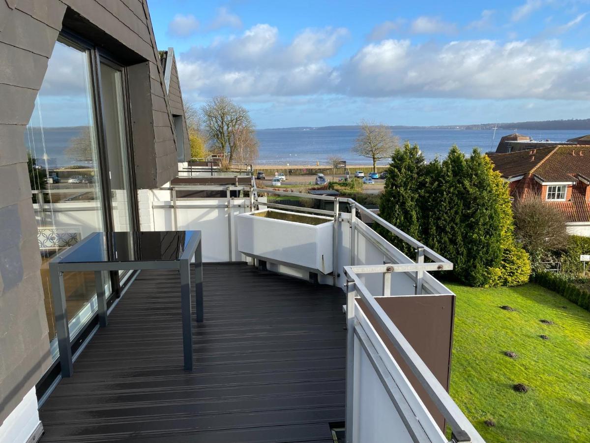 Beach House II - Penthousewohnung In Bestlage Mit Sonniger Dachterrasse Und Top Meerblick Harrislee Exteriér fotografie
