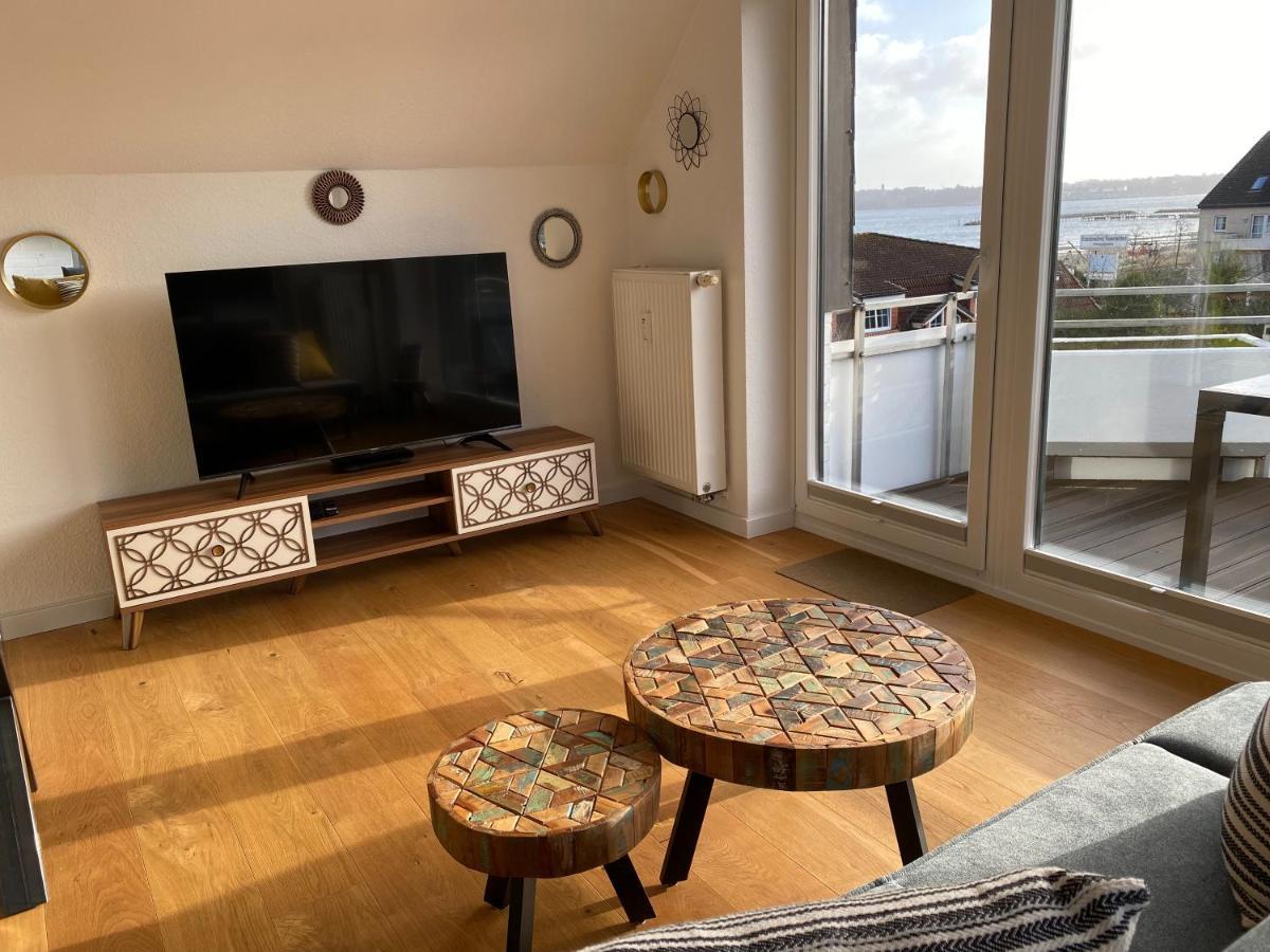 Beach House II - Penthousewohnung In Bestlage Mit Sonniger Dachterrasse Und Top Meerblick Harrislee Exteriér fotografie