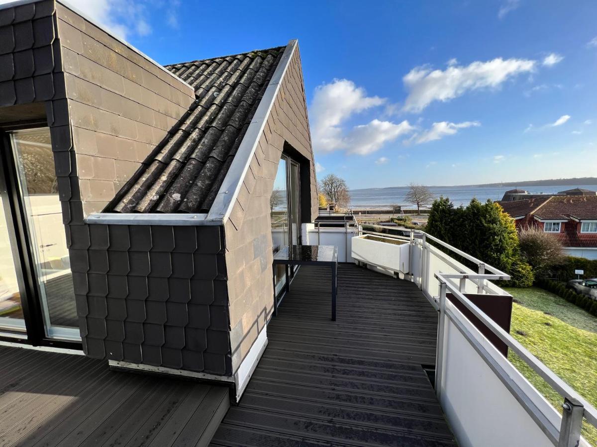 Beach House II - Penthousewohnung In Bestlage Mit Sonniger Dachterrasse Und Top Meerblick Harrislee Exteriér fotografie